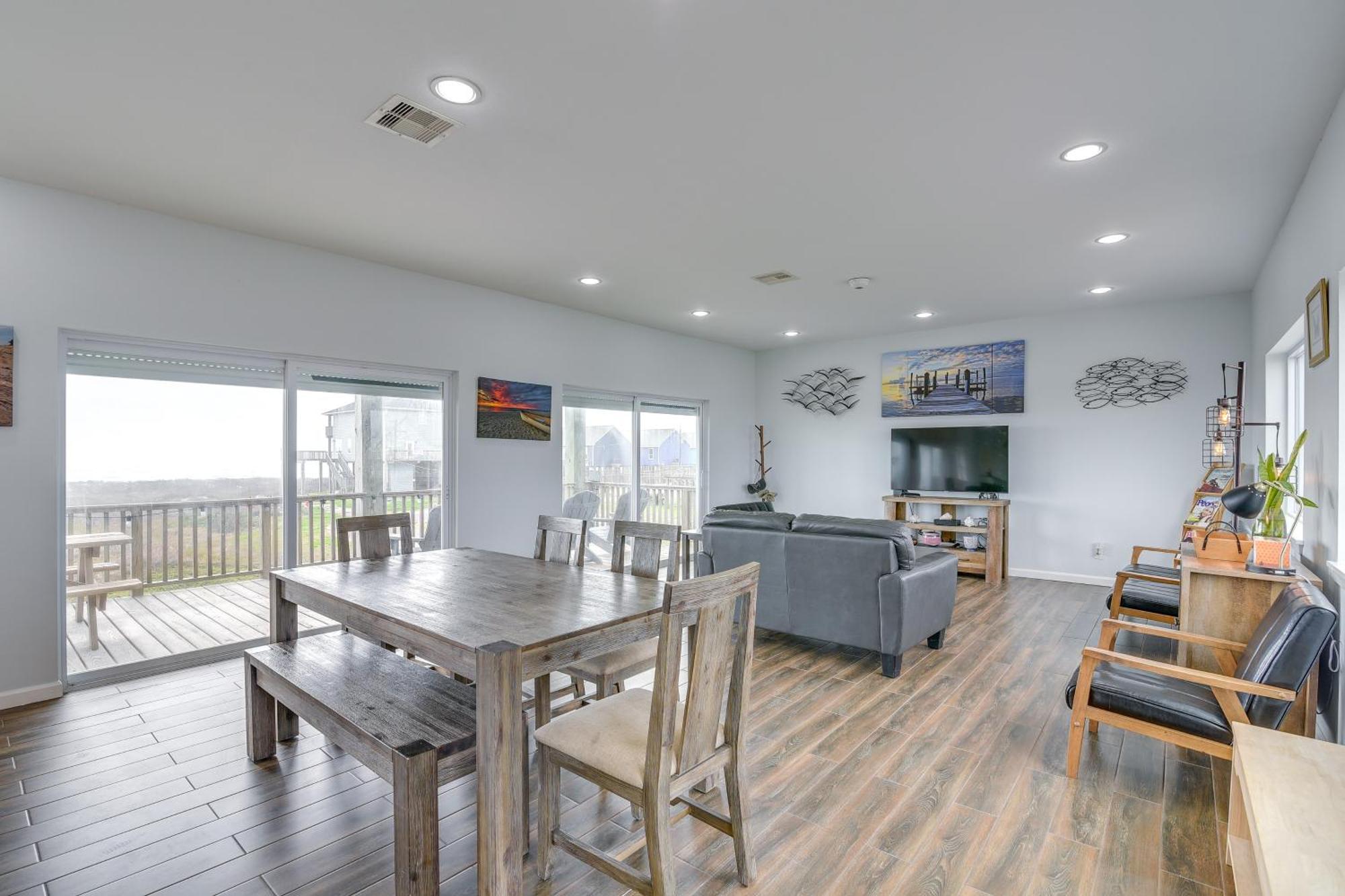 Ocean-View Surfside Home With Boardwalk To Beach! Surfside Beach Exterior foto